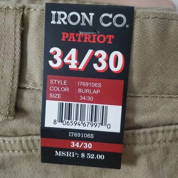 NWT IRON CO WORK PANTS - Picture 3 of 6